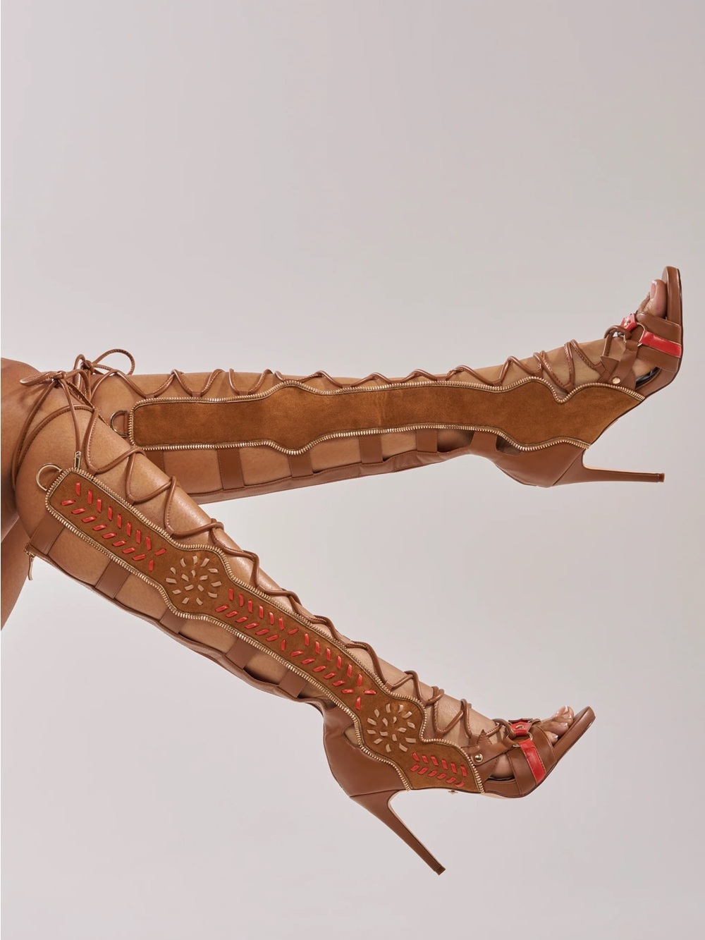 NWOB! AZALEA WANG SHAI TAN GLADIATOR - Picture 5 of 11